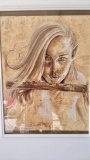 Café pastel - Figuratif personnages jeunesse